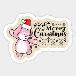 Merry Carrotmas Sticker